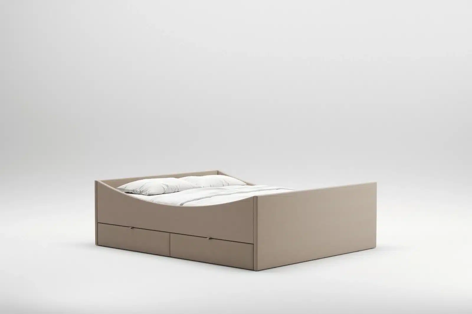 RYE Curved Bed Frame med skuffer - Bilde 7
