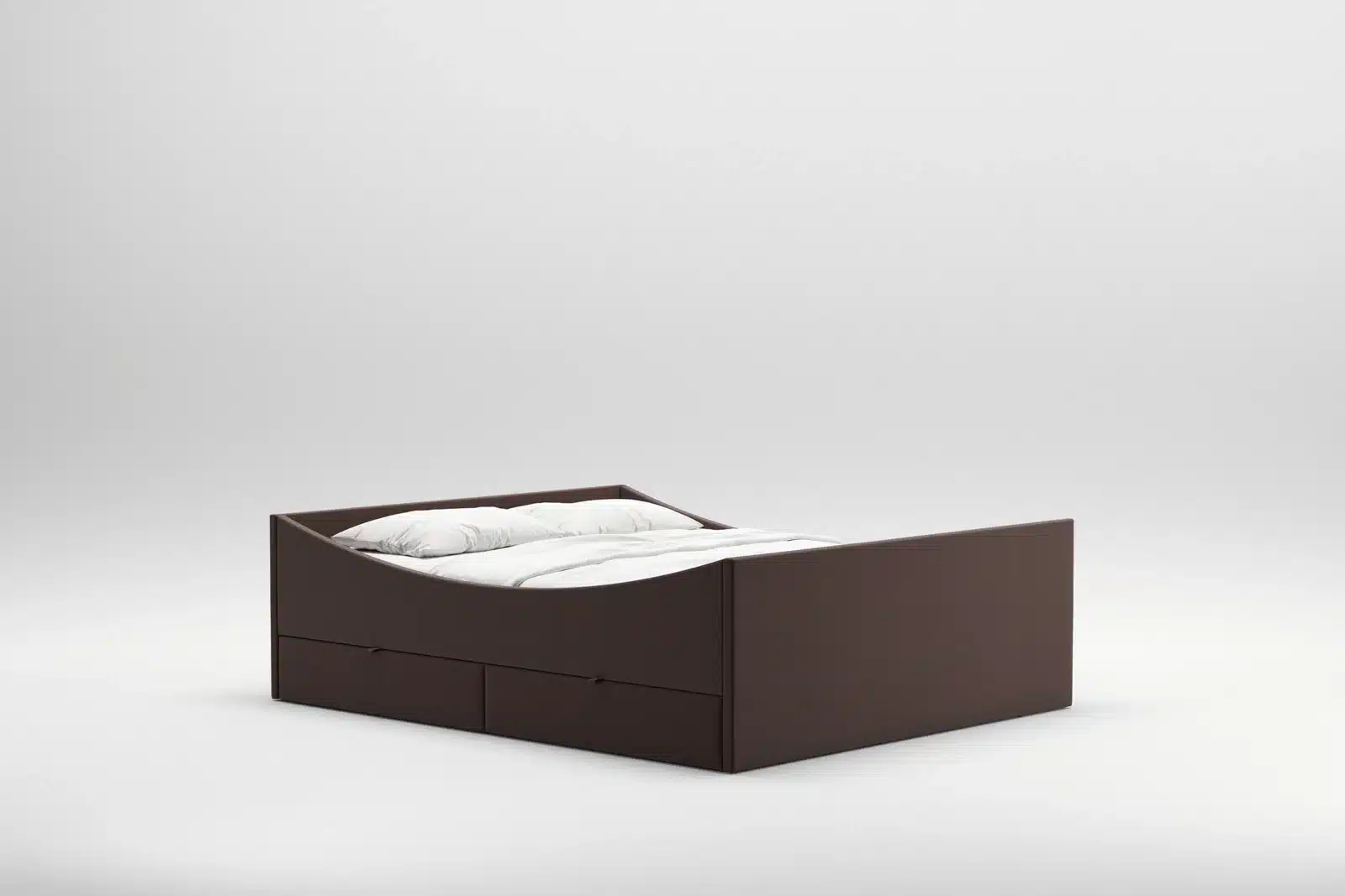 RYE Curved Bed Frame med skuffer - Bilde 4