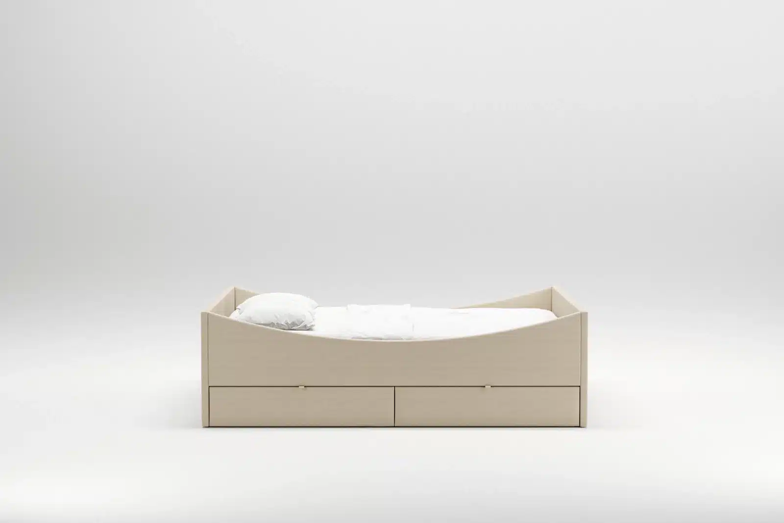RYE Curved Bed Frame med skuffer - Bilde 2